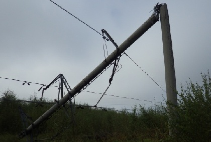 Энергетики «Пермэнерго» устраняют последствия сильной грозы в Пермском крае 
